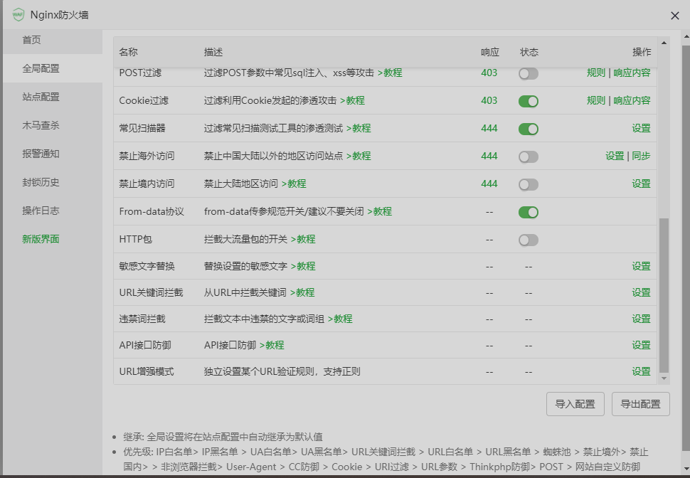 图片[2]-宝塔的Nginx防火墙真的有用吗？都有哪些功能-淇云博客-专注于IT技术分享
